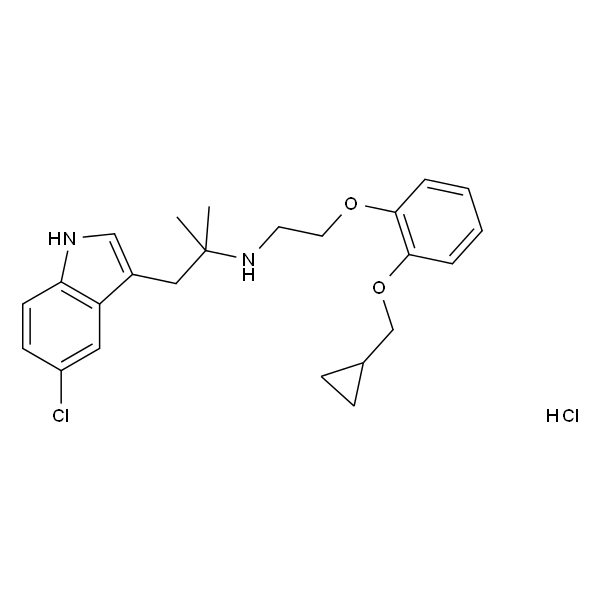 (N-[2-(2-CYCLOPROPYLMETHOXYPHENOXY)ETHYL]-5-CHLORO-ALPHA,ALPHA-DIMETHYL-1H-INDOLE-3-ETHANAMINE) HYDROCHLORIDE