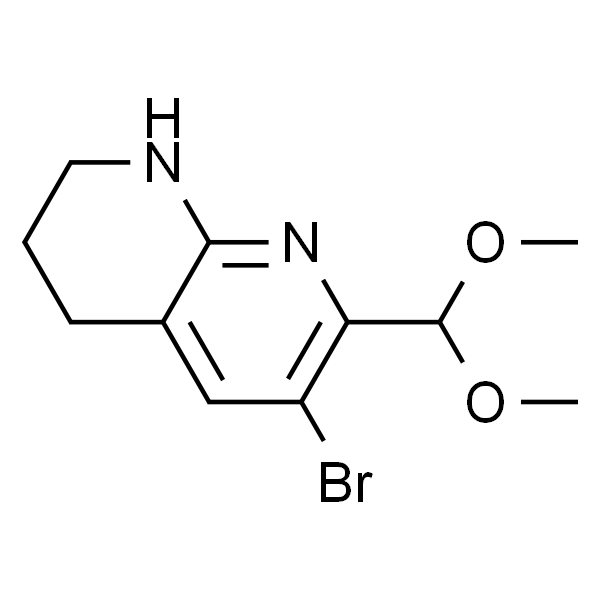 6-溴-7-(二甲氧基甲基)-1,2,3,4-四氢-1,8-萘啶