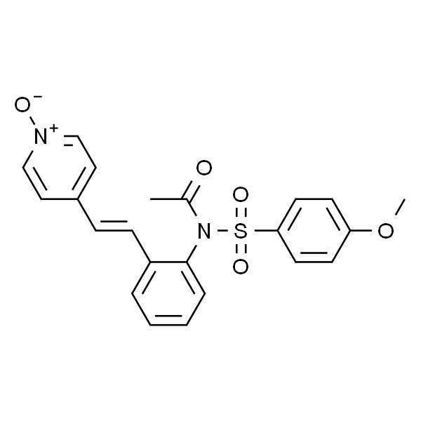 (E)-4-(2-(N-((4-甲氧基苯基)磺酰基)乙酰氨基)苯乙烯基)吡啶1-氧化物
