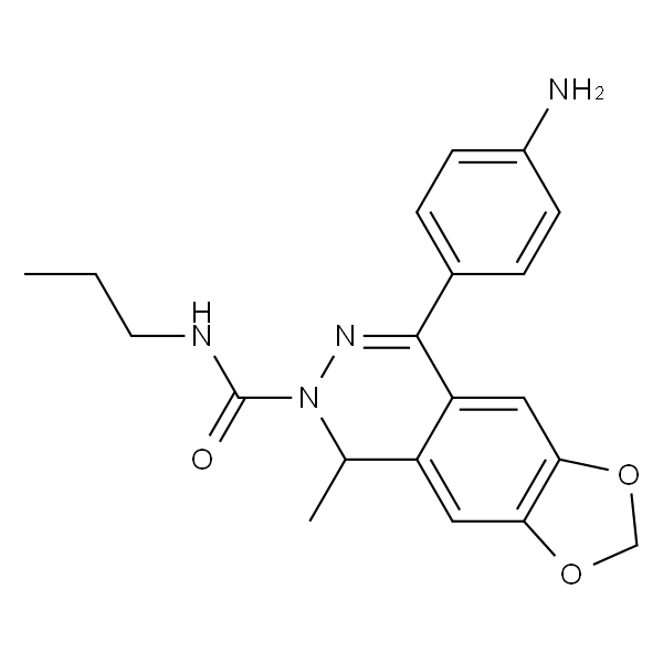 8-(4-氨基苯基)-5-甲基-N-丙基-1,3-二氧杂环戊烯并[4,5-G]酞嗪-6(5H)-甲酰胺