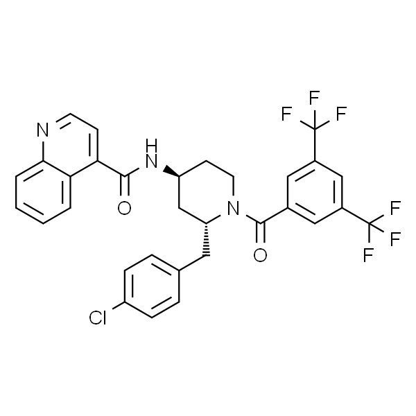 (2R,4S)-N-[1-[3,5-双(三氟甲基)苯甲酰]-2-(4-氯苄基)哌啶-4-基]喹啉-4