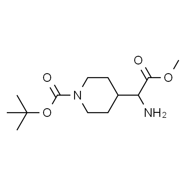 2-氨基-2-(1-Boc-4-哌啶基)乙酸甲酯