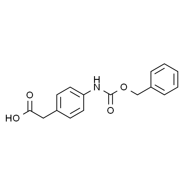 2-(4-(((benzyloxy)carbonyl)amino)phenyl)acetic acid