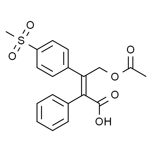 (Z)-4-乙酰氧基-3-(4-(甲基磺酰基)苯基)-2-苯基丁-2-烯酸
