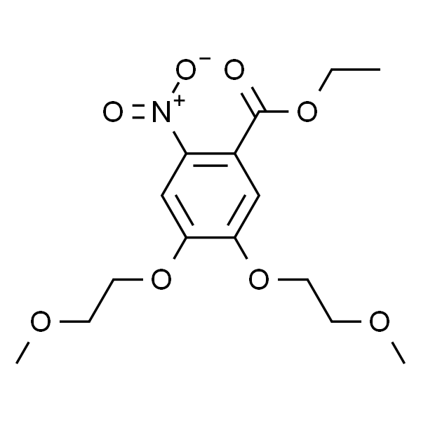 4，5-二(2-甲氧基乙氧基)-2-硝基苯甲酸乙酯
