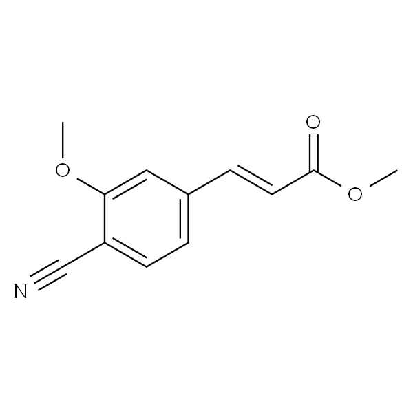 (E)-丙烯酸甲酯3-(4-氰基-3-甲氧基苯基)