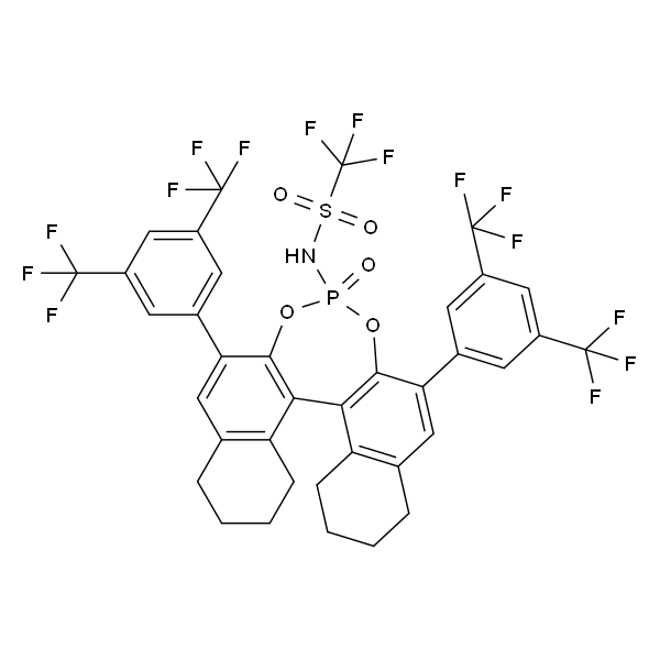 N-[(11bS)-2,6-双[3,5-双(三氟甲基)苯基]-8,9,10,11,12,13,14,15-八氢-4-氧化碘萘[2,1-d:1'',2''-f][1,3,2]二氧杂磷酰基-4-基]-1,1,1-三氟甲磺酰胺