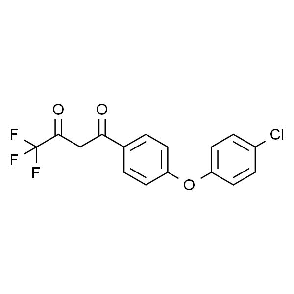 1-(4-(4-chlorophenoxy)phenyl)-4,4,4-trifluorobutane-1,3-dione