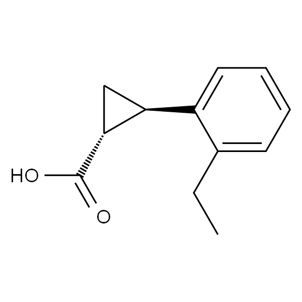 反式-2-（2-乙基苯基）环丙烷-1-羧酸