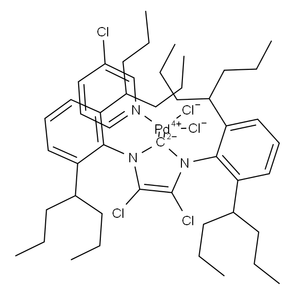 (SP-4-1)-钯,[1,3-双[2,6-双(1-丙基丁基)苯基]-4,5-二氯-1,3-二氢-2H-咪唑-2-亚基]二氯(3-氯吡啶-κN)-