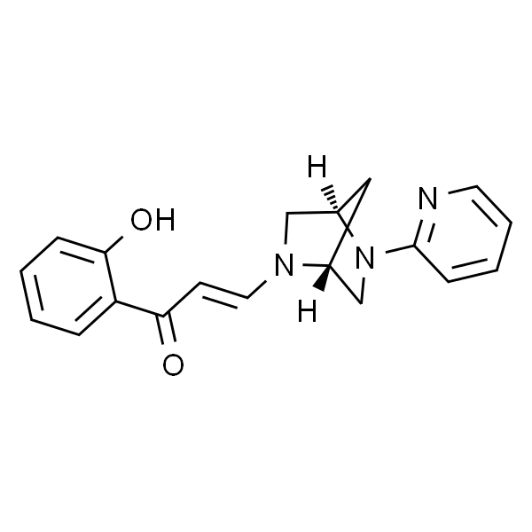 (E)-1-(2-羟基苯基)-3-((1R,4R)-5-(吡啶-2-基)-2,5-二氮杂双环[2.2.1]庚-2-基)丙-2-烯-1-酮