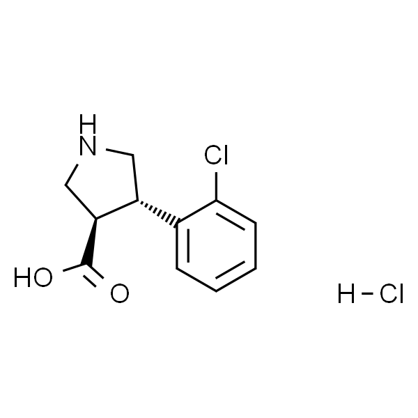 反式-4-(2-氯苯基)吡咯烷-3-甲酸盐酸盐