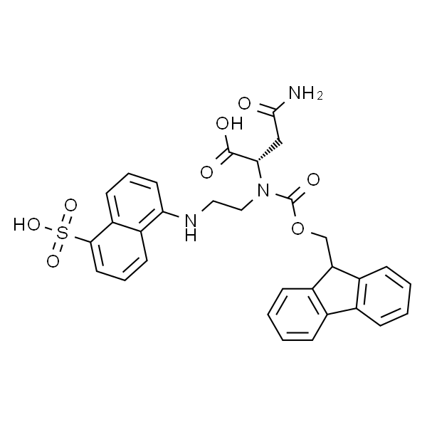 Fmoc-N'-[2-[(5-磺基-1-萘基)氨基]乙基]-L-天冬氨酰胺