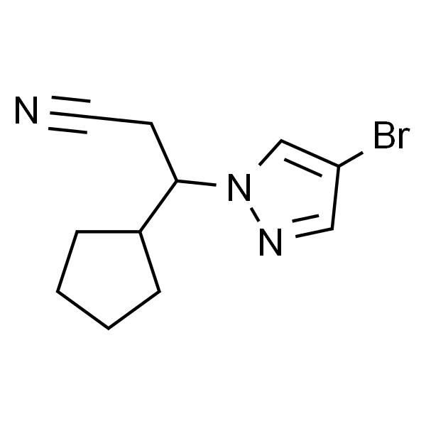 3-(4-溴-1H-吡唑-1-基)-3-环戊基丙腈