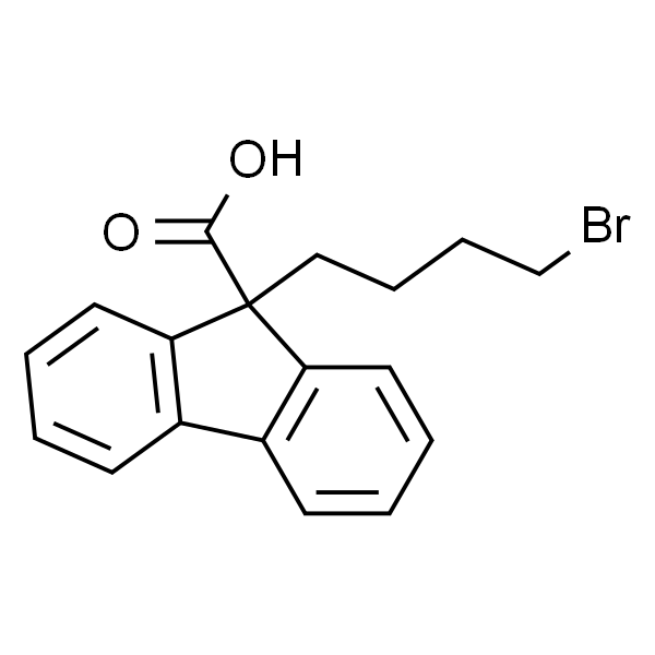 9-(4-bromobutyl)-9H-fluorene-9-carboxylic acid