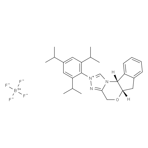 (5aS,10bR)-2-(2,4,6-三异丙基苯基)-4,5a,6,10b-四氢茚并[2,1-b][1,2,4]三唑并[4,3-d][1,4]恶嗪-2-鎓四氟硼酸盐