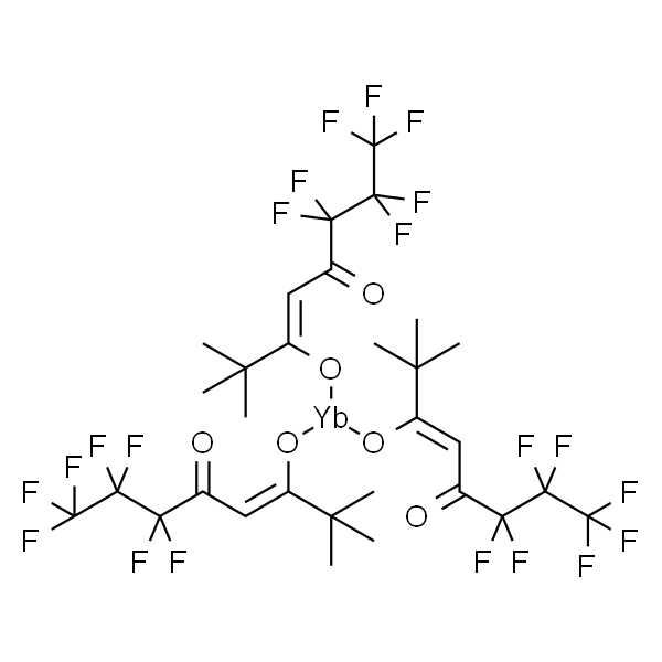 三(6,6,7,7,8,8,8-七氟-2,2-二甲基-3,5-乙酰辛酮基)镱