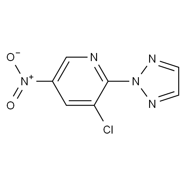 3-氯-5-硝基-2-(2H-1,2,3-三唑-2-基)吡啶
