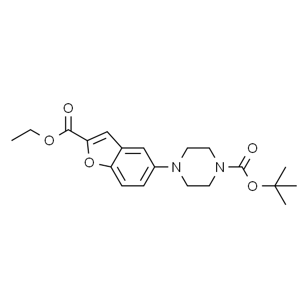 5-(4-叔丁氧羰基-哌嗪-1-基)苯并呋喃-2-甲酸乙酯