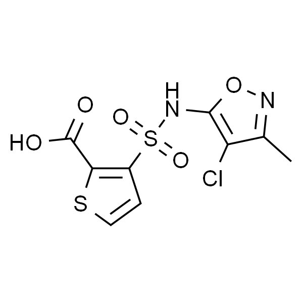 3-(N-(4-氯-3-甲基异噁唑-5-基)磺酰基)噻吩-2-羧酸