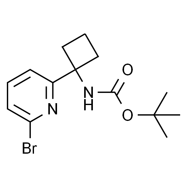 (1-(6-溴吡啶-2-基)环丁基)氨基甲酸叔丁酯