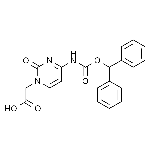 (4-N-(二苯甲氧羰基)-胞嘧啶)-1-乙酸