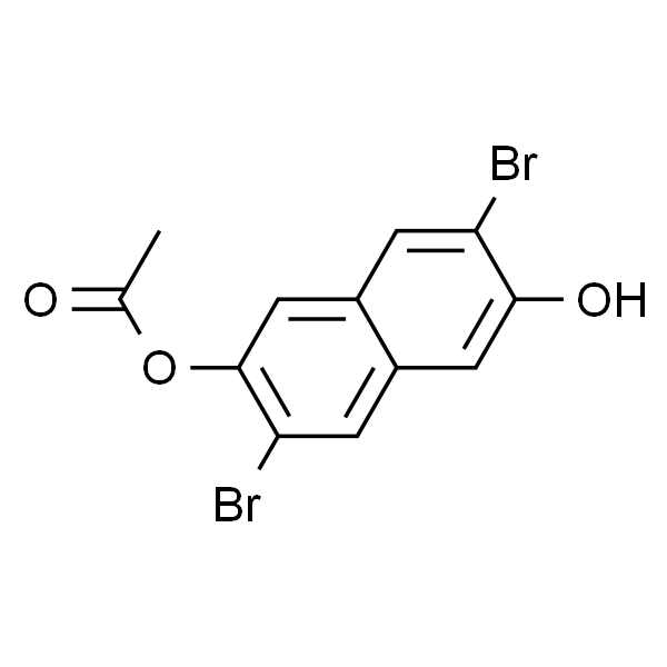 3,7-二溴-6-羟基-2-萘基乙酸酯