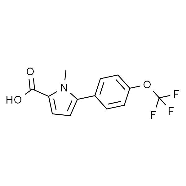 1-甲基-5-(4-(三氟甲氧基)苯基)-1H-吡咯-2-羧酸