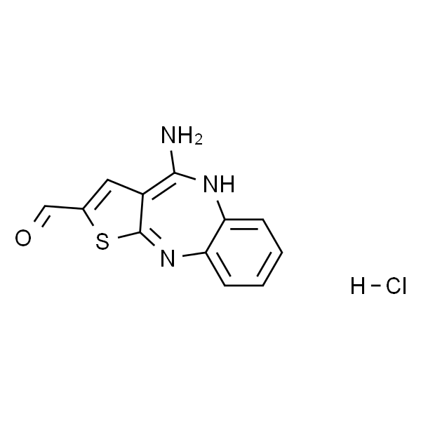 4-Aminothieno[2,3-b][1,5]benzodiazepine-2-carboxaldehyde Hydrochloride