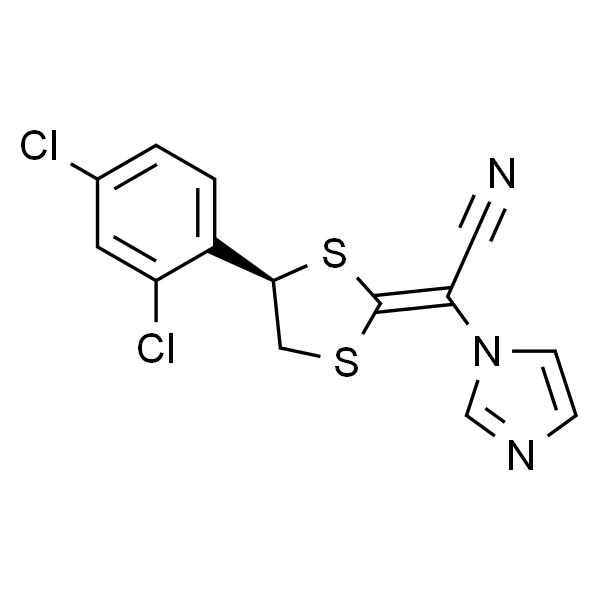 (R,E)-2-(4-(2,4-二氯苯基)-1,3-二硫戊环-2-亚基)-2-(1H-咪唑-1-基)乙腈