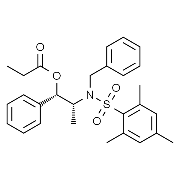 丙酸(1S,2R)-2-[N-苄基-N-(均三甲苯基磺酰)氨基]-1-苯基丙酯[非选择性不对称醇醛反应用yabo官网手机版
]