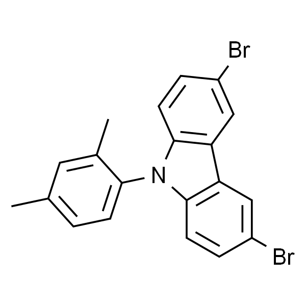 3,6-二溴-9-(2,4-二甲基苯基)-9H-咔唑