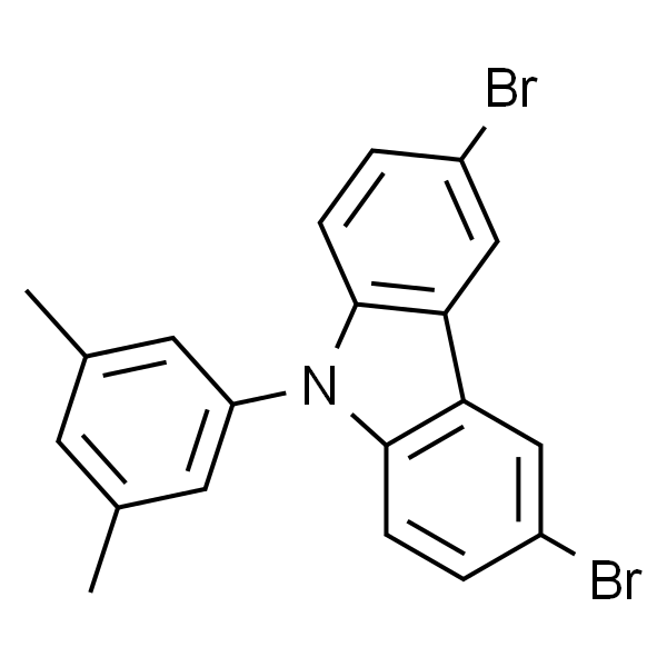 3,6-二溴-9-(3,5-二甲基苯基)-9H-咔唑