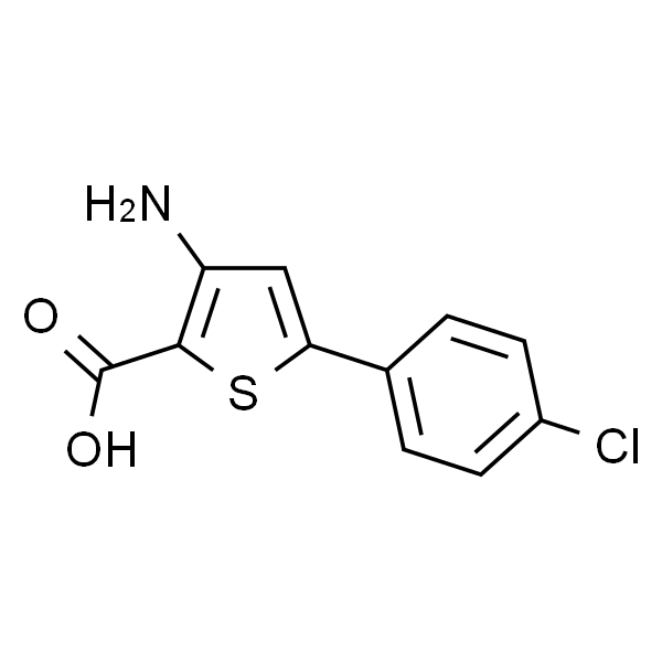 3-氨基-5-(4-氯苯基)噻吩-2-甲酸