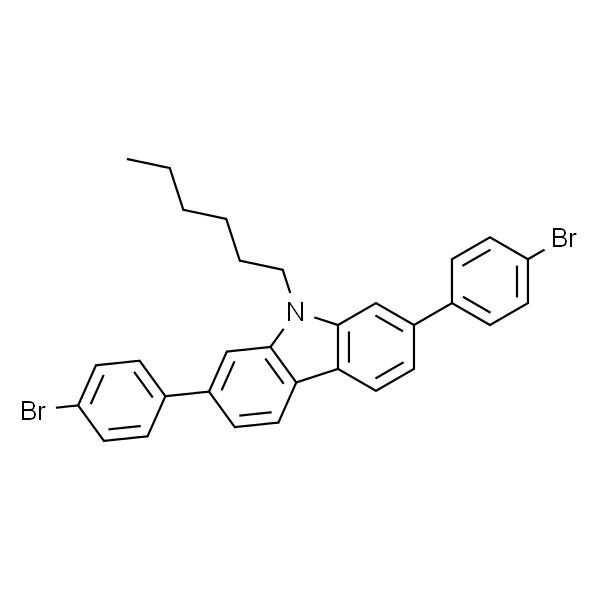 2,7-双(4-溴苯基)-9-己基-9H-咔唑