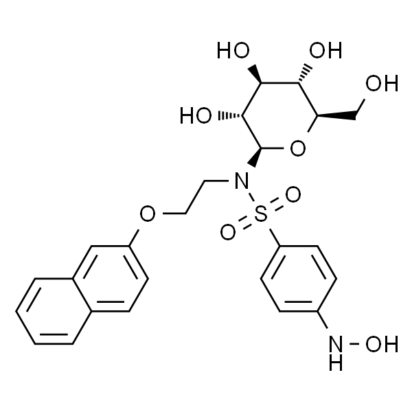 4-(羟基氨基)-N-(2-(萘-2-氧基)乙基)-N-((2R,3R,4S,5S,6R)-3,4,5-三羟基-6-(羟甲基)四氢-2H-吡喃-2-基)苯磺酰胺