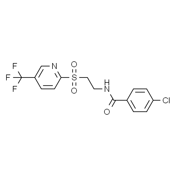 4-氯-N-(2-((5-(三氟甲基)吡啶-2-基)磺酰)乙基)苯甲酰胺