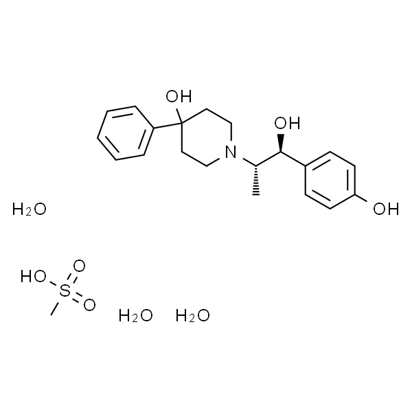 1-((1S,2S)-1-羟基-1-(4-羟基苯基)丙-2-基)-4-苯基哌啶-4-醇甲磺酸三水合物