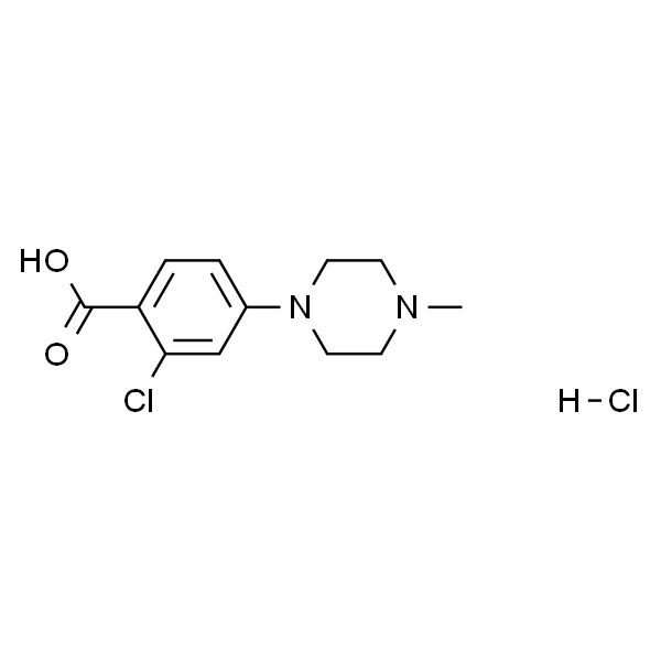 2-Chloro-4-(4-methylpiperazin-1-yl)benzoic acid hydrochloride