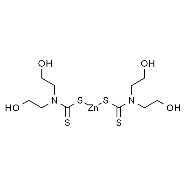 双(2-羟乙基)二硫代氨基甲酸锌盐(II)