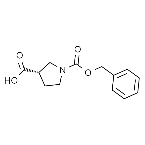 (S)-1-CBZ-3-羧基吡咯烷