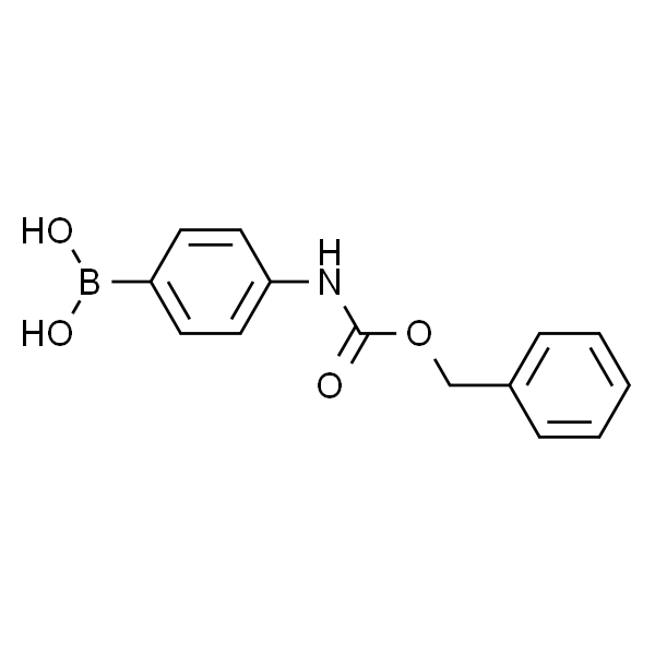 4-(苄氧羰基氨基)苯硼酸 (含不同量的酸酐)