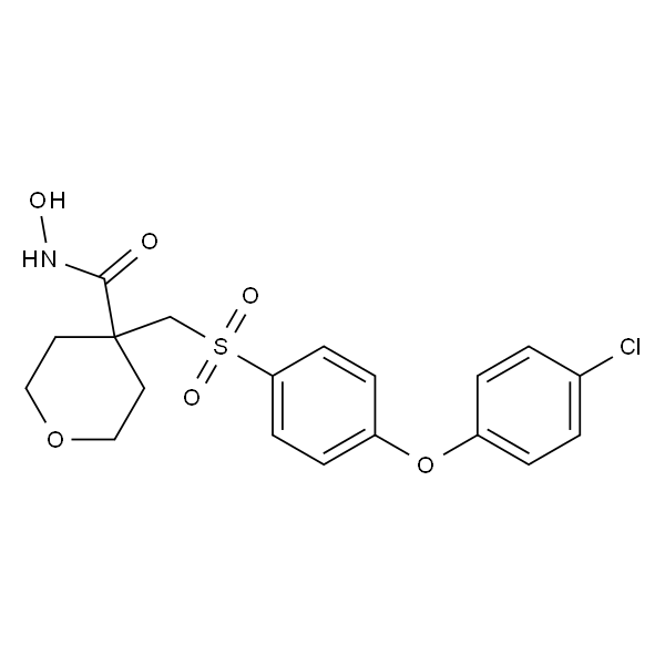 4-[[[4-(4-氯苯氧基)苯基]磺酰基]甲基]四氢-N-羟基-2H-吡喃-4-甲酰胺