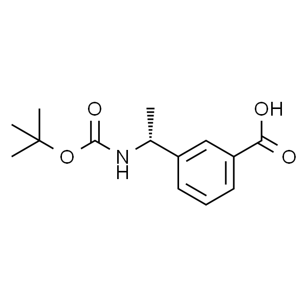 (R)-3-(1-((叔丁氧羰基)氨基)乙基)苯甲酸