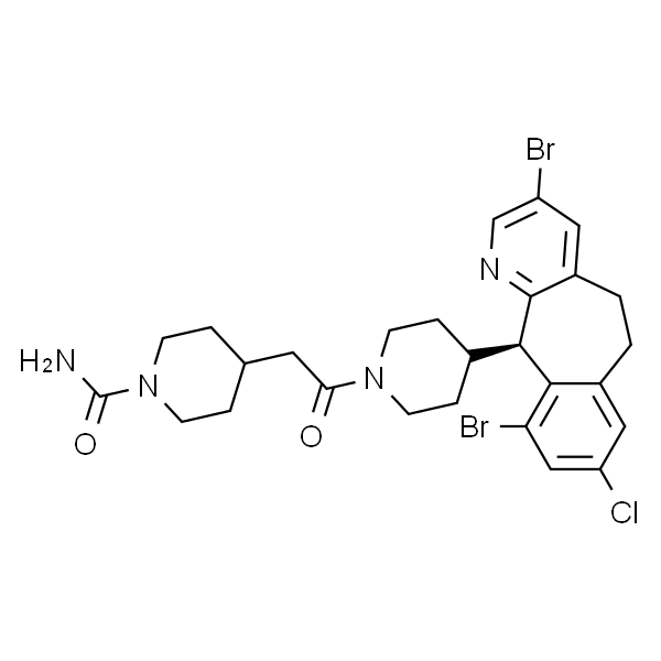 (R)-4-[2-[4-[3,10-二溴-8-氯-6,11-二氢-5H-苯并[5,6]环庚并[1,2-B]吡啶-11-基]-1-哌啶基]-2-氧代乙基]-1-哌啶甲酰胺