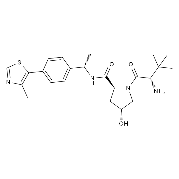 (2S,4R)-1-((S)-2-氨基-3,3-二甲基丁酰基)-4-羟基-N-((S)-1-(4-(4-甲基噻唑-5-基)苯基)乙基)吡咯烷-2-甲酰胺