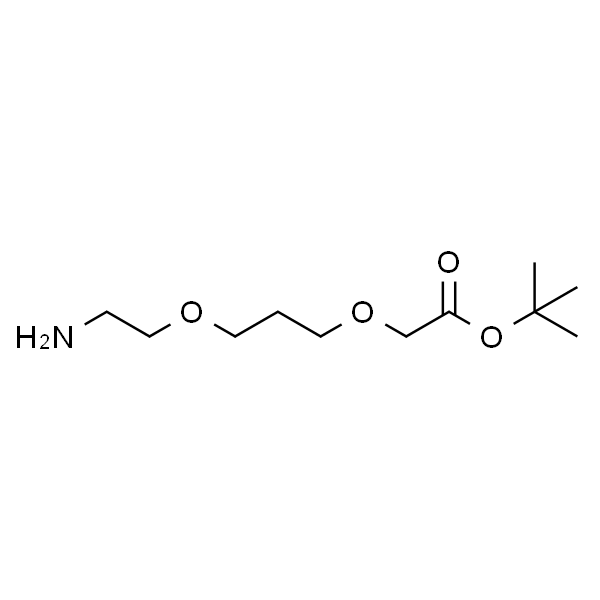 Acetic acid, 2-[3-(2-aminoethoxy)propoxy]-, 1,1-dimethylethyl ester