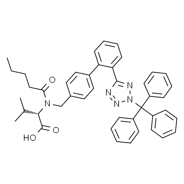 N-戊酰基-N-((2'-(2-三苯甲基-2H-四唑-5-基)-[1,1'-联苯]-4-基)甲基)-L-缬氨酸