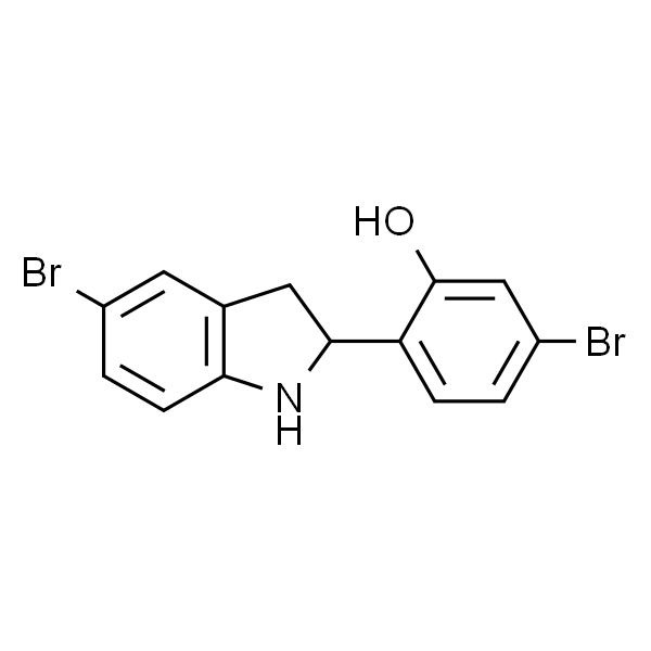 5-Bromo-2-(5-bromoindolin-2-yl)phenol