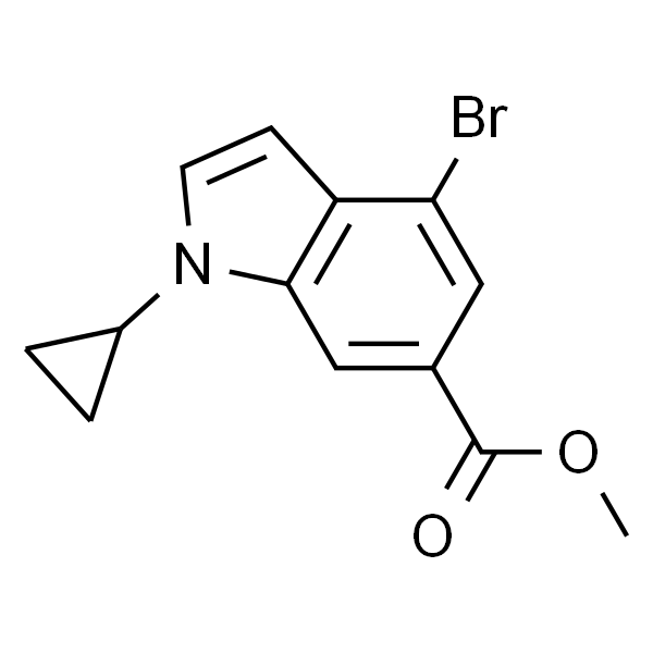 4-溴-1-环丙基-1H-吲哚-6-羧酸甲酯